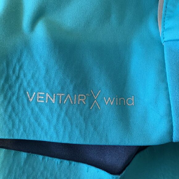 Craft Cycling Full Zip Vent Air Wind Jacket Women’s Sz M Turquoise Blue *flaws - Picture 8 of 11
